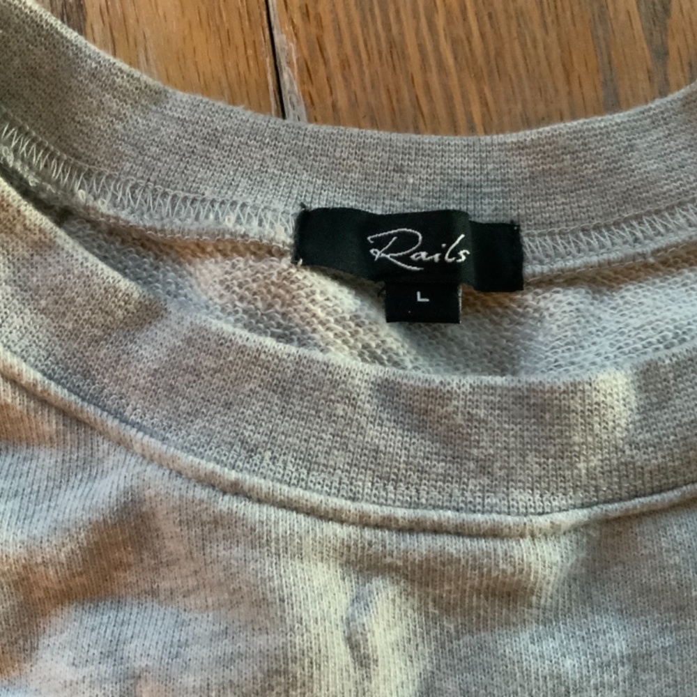 RAILS short sleeve sweatshirt//nice cond/L - Picture 2 of 6